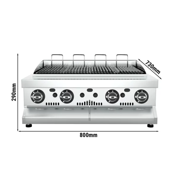 Plynový vodný gril - 10,4 kW