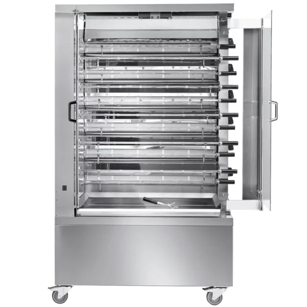Plynový gril na kurčatá ECO s 11 ražňami pre 66 kurčiat - 1098 x 660 x 1860 mm - Image 3