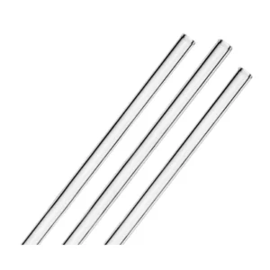 (50 kusov) sklenené slamky na pitie - 23 cm - rovné - vrátane čistiacej kefky
