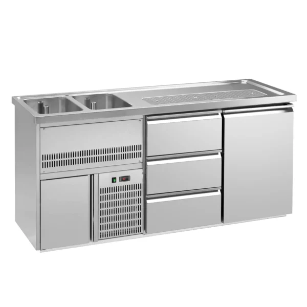 Pivný bar PREMIUM PLUS - 1950x700mm - 1 dvierka a 3 zásuvky - Image 4