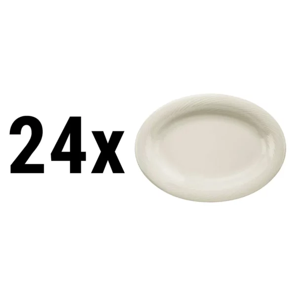(24 kusov) SEMPER - Tanier/ Tanier oválny - Ø 23 cm