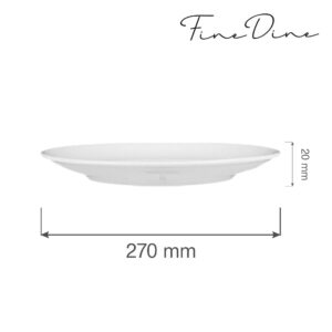 Bianco tanier bez okraja, 270 mm