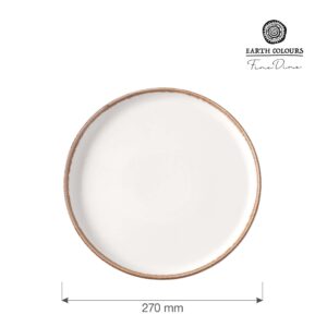 Vanilkový tanier s vysokým okrajom, 270 mm