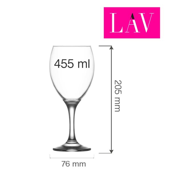 Empírový pohár na víno 455 ml