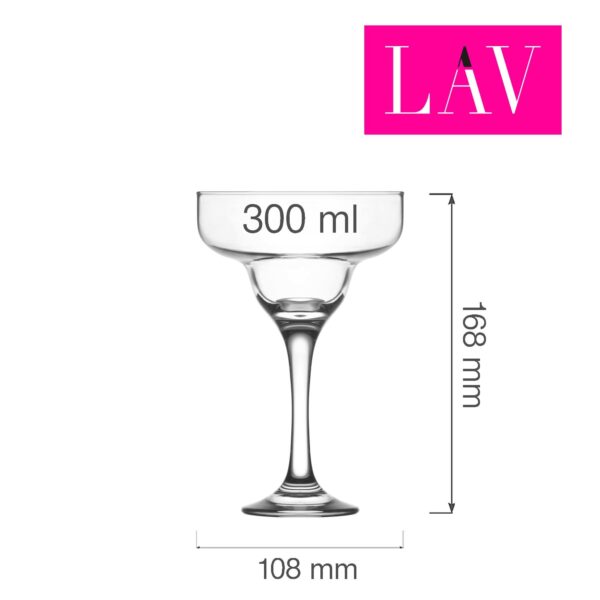 Misket pohár na margaritu 300 ml