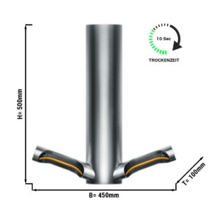 DYSON | Sušič rúk so senzorom a HEPA filtrom - brúsená nehrdzavejúca oceľ