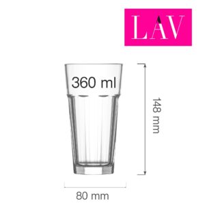 Aras pohár na long drink 360 ml