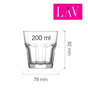 Pohár na vodu Aras 200 ml