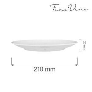 Bianco tanier bez okraja, 210 mm