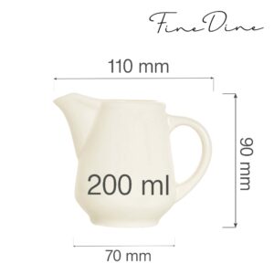 Krémová nádoba na mlieko, 200 ml