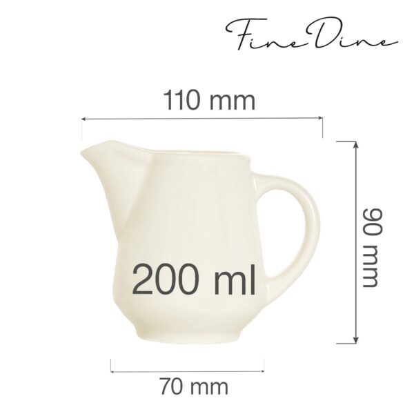 Krémová nádoba na mlieko, 200 ml