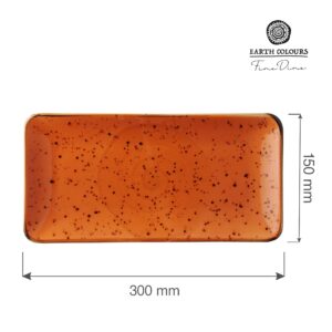 Dahlia obdĺžnikový tanier, 300x150mm