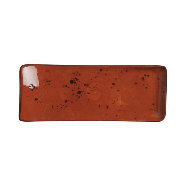 Servírovací tanier georgín, 215 x 120 mm - Image 2