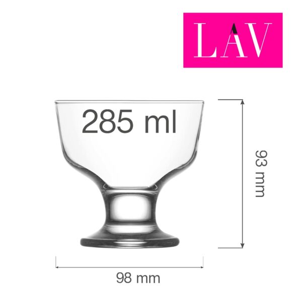 Destina zmrzlinový a dezertný pohár 285 ml