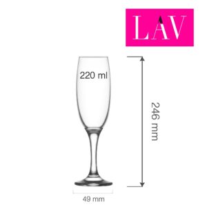 Pohár Empírová flauta na šampanské 220 ml
