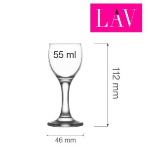Misket pohár na vodku a likér, 55 ml