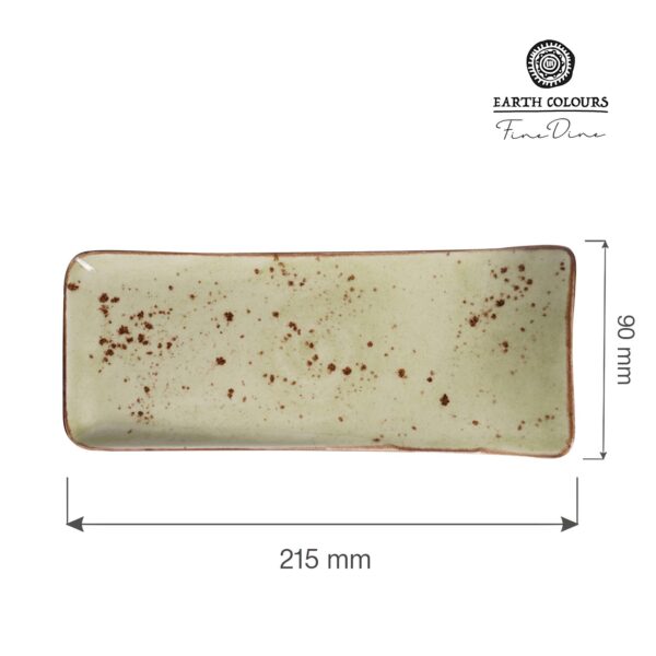 Olivový servírovací tanier 90 mm, 215 x 90 mm