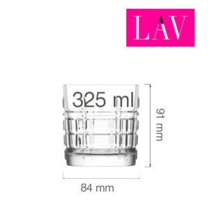 Brit pohár na whisky 325 ml, LAV
