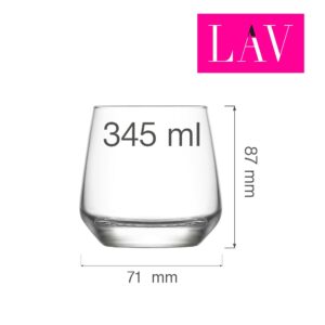 Pohár na whisky Lal 345 ml, LAV
