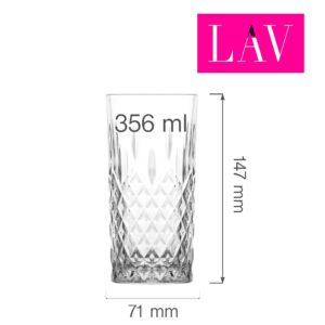 Vysoký pohár long drink Odin 356 ml, LAV