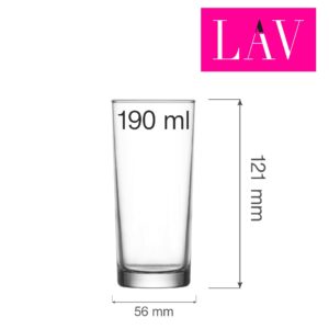 Vysoký pohár dlhý typ Suma, 190ml