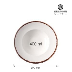 Vanilkový tanier na cestoviny, 270 mm