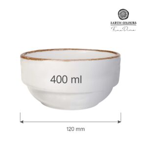 Vanilková stohovateľná misa, 120 mm
