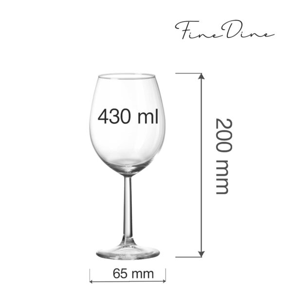 Pohár na víno Volare Banquet, 430 ml - Image 2