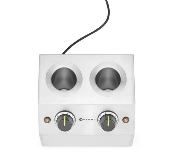 Dvojitý ohrievač na čokoládu, HENDI, 1,3L, 220-240V/400W, 270x223x(H)282mm - Image 6