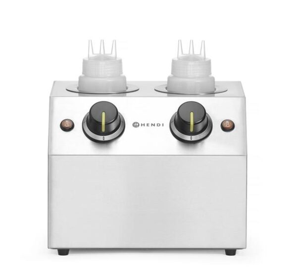 Dvojitý ohrievač na čokoládu, HENDI, 1,3L, 220-240V/400W, 270x223x(H)282mm
