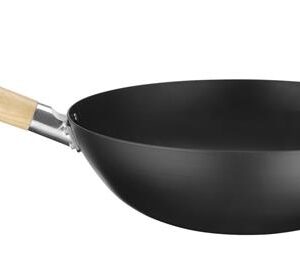 Panvica Wok s drevenou rukoväťou, HENDI, ⌀324x565mm
