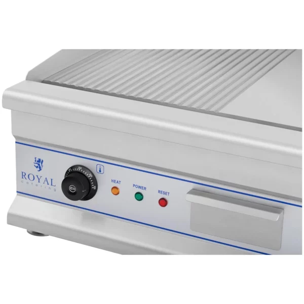 Grilovacia platňa - dvojitá - elektrická - 75 cm - hladká/ryhovaná - 2 x 3 200 W - Image 5