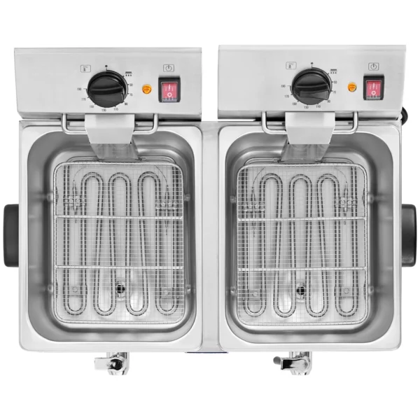Fritéza - elektrická - 2 x 13 l - EGO termostat - Image 7