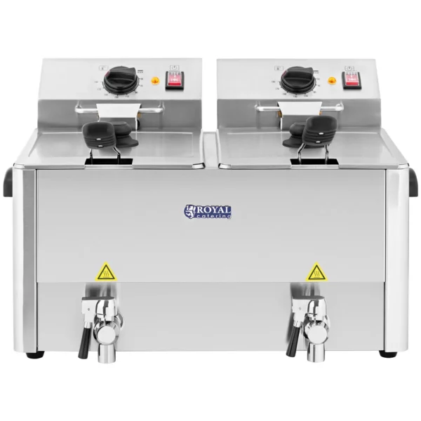 Fritéza - elektrická - 2 x 13 l - EGO termostat - Image 8
