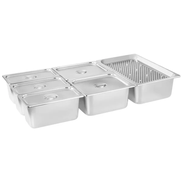 Bain Marie - 6 GN - s nadstavcom na mäso a vypúšťacím kohútikom - Image 6