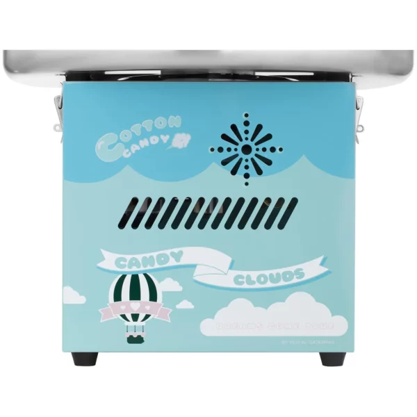 Stroj na cukrovú vatu - 52 cm - 1 200 W - tyrkysový - Image 3