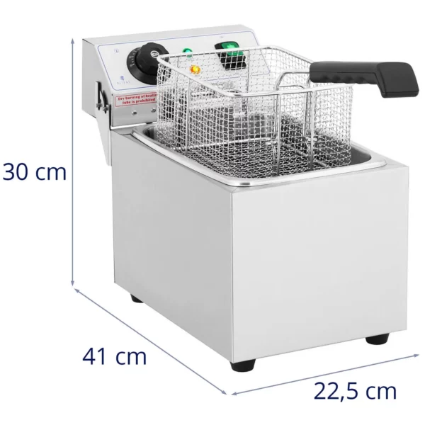 Fritéza - elektrická - 8 l - 230 V - Image 7