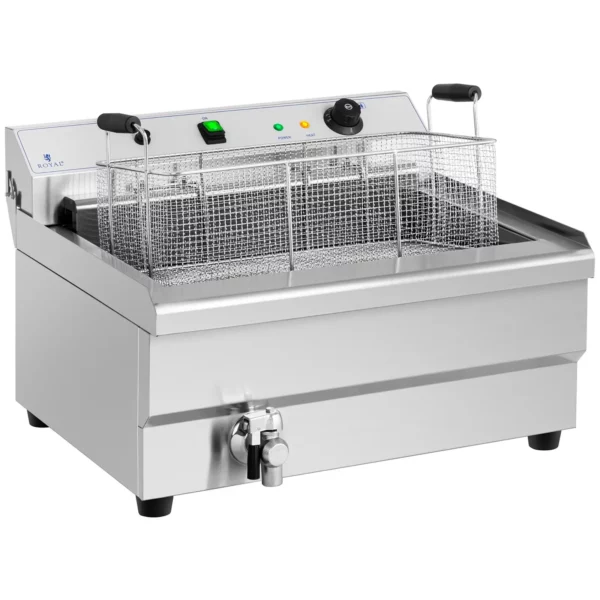 Cukrárska fritéza - 30 l - 9 000 W - studená zóna - Image 4