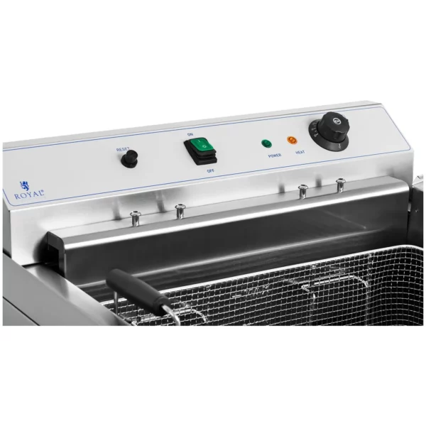 Cukrárska fritéza - 30 l - 9 000 W - studená zóna - Image 6