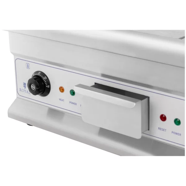 Elektrická grilovacia platňa - dvojitá - 60 cm - hladký a rebrovaný povrch - 6 400 W - Image 5
