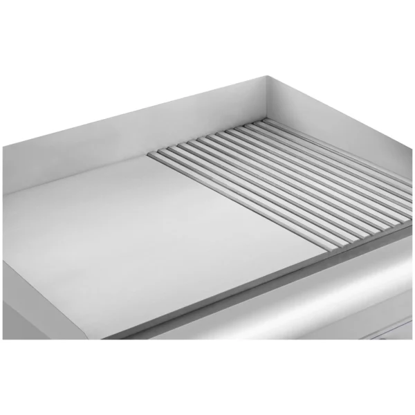 Elektrická grilovacia platňa - dvojitá - 60 cm - hladký a rebrovaný povrch - 6 400 W - Image 6