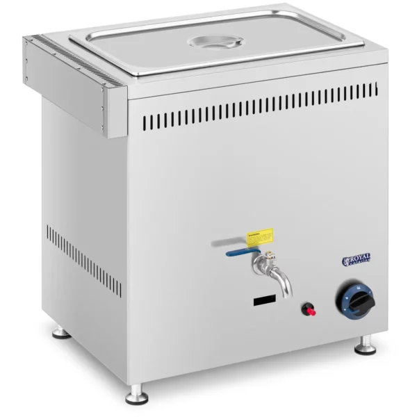 Plynový vodný kúpeľ - 3 300 W - GN 1/1 - 0,03 bar - G30