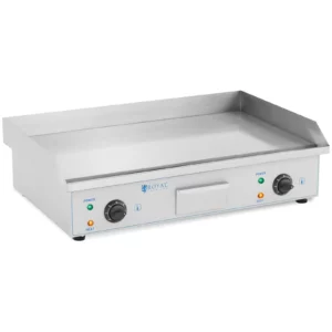 Dvojitá elektrická grilovacia platňa - 73 cm - Royal Catering - hladká - 2 x 2 200 W