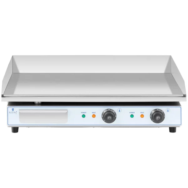 Dvojitý elektrický gril - 730 x 400 mm - Royal Catering - plochý - 2 x 2 200 W - Image 6