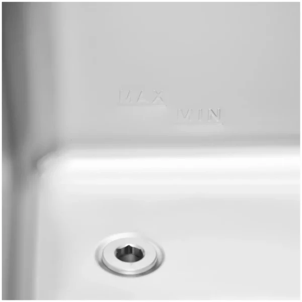 Bain Marie - 640 W - GN 1/1 dierovaná panvica - vypúšťací kohútik - Image 4