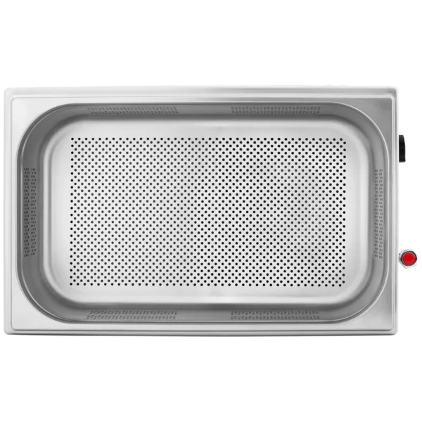 Bain Marie - 640 W - GN 1/1 dierovaná panvica - vypúšťací kohútik - Image 6