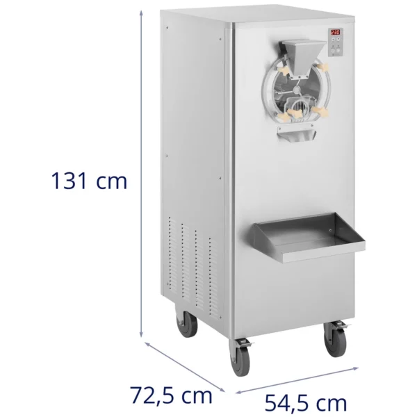Zmrzlinovač - 1500 W - 15 - 22,5 l/h - 1 príchuť - rolovateľný - Royal Catering - Image 7