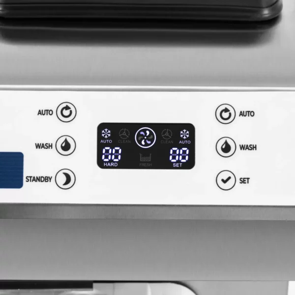 Stroj na jemnú zmrzlinu - 1350 W - 16 l/h - LED - 3 príchute - Royal Catering - Image 3