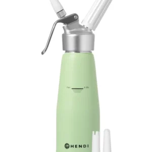 Sifónová fľaša na šľahačku, HENDI, 0,5L, Pastelovo zelená,  80x(H)260mm