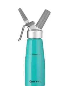 Fľaša na šľahačku – 0,5 l – tyrkysová | Hendi 975893